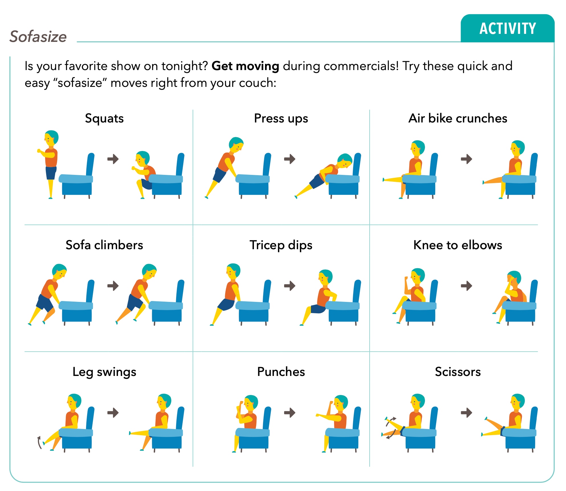 Sofasize exercises