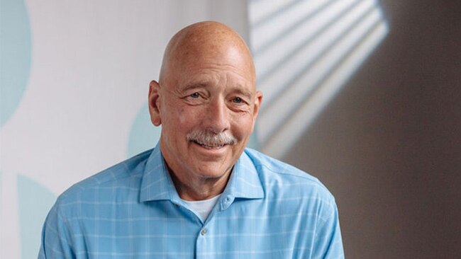 Jim McDonald wearing a blue shirt