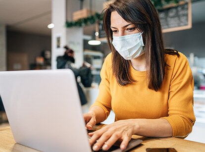 woman on laptop