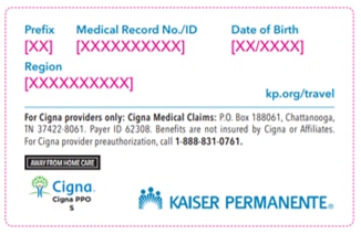 Cigna prefix list what is the organization for amerigroup