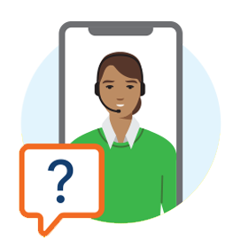 Person wearing a headset