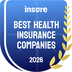 Badge for Insure.com 2026 best health insurance companies