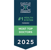 Badge for Honolulu Magazine's top doctors in Hawai'i in 2025