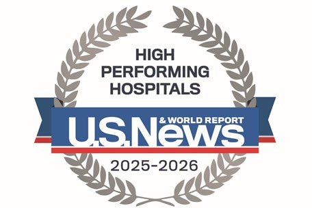 U.S. Newsweek 2024 High Performing Hospitals award emblem