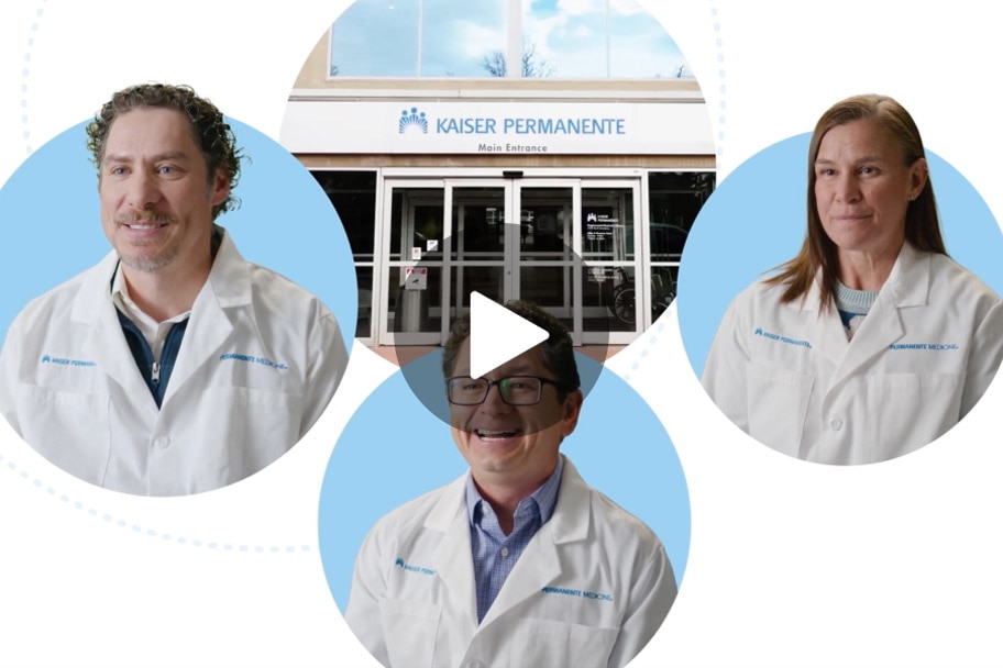 Three doctors and a medical facility