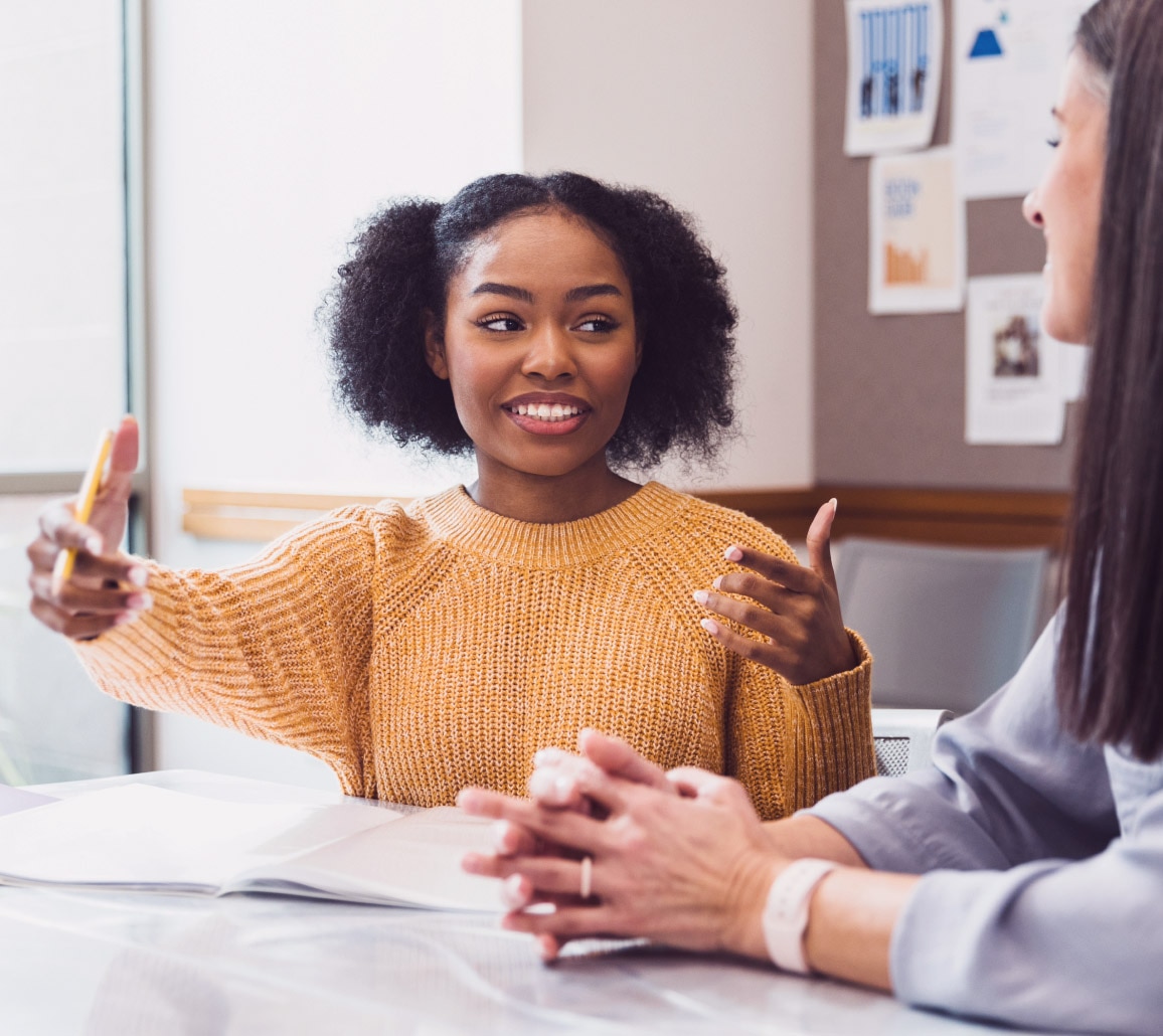 Community members at the Watts Counseling and Learning Center