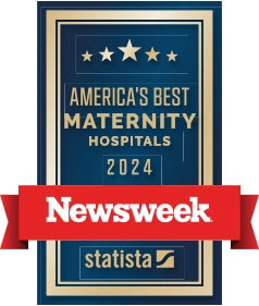 U.S. Newsweek 2024 High Performing Hospitals Maternity award emblem