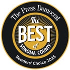 Press Democrat Best of Sonoma County award