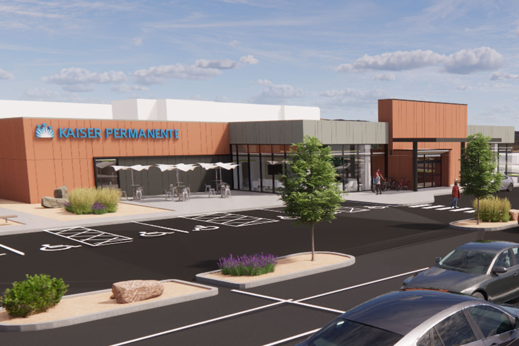 Front of planned Pueblo North building