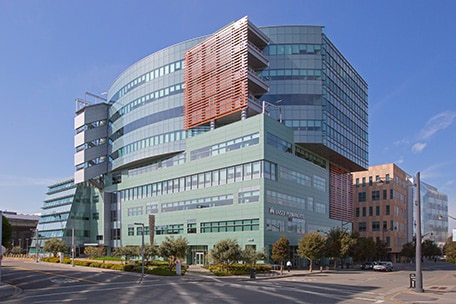 Exterior of modern building