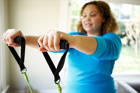 Adult pulling up resistance bands