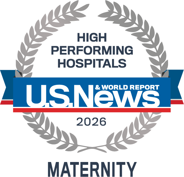 U.S. News & World Report High Performing Hospitals badge 