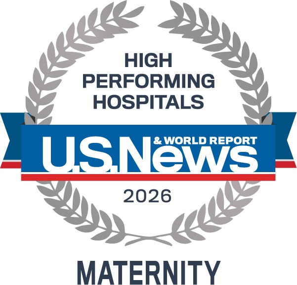US News and World Report High Performing Maternity Hospital 2026