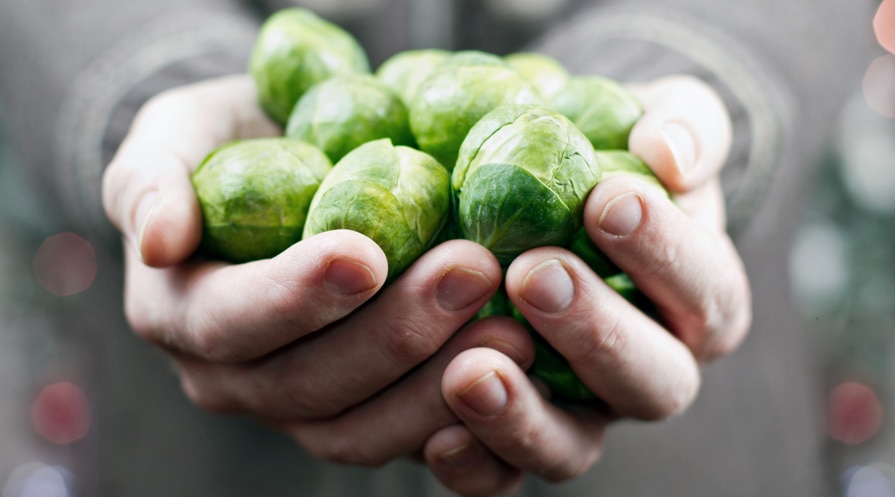 handful of brussel sprouts