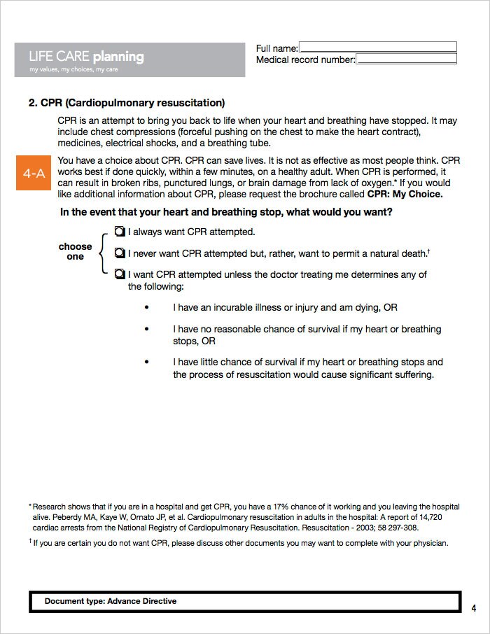 page by page guide to Oregon AHCD -page04