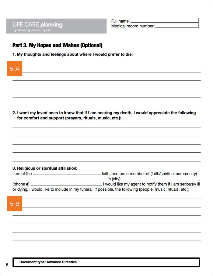 page by page guide to Oregon AHCD -page05