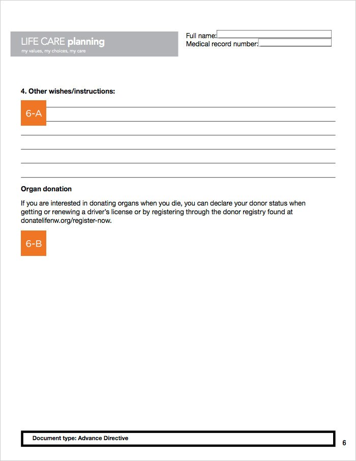 page by page guide to Oregon AHCD -page06