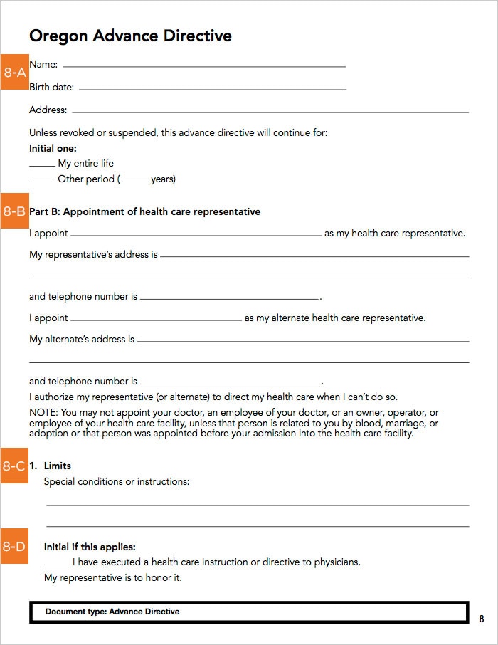 page by page guide to Oregon AHCD -page08