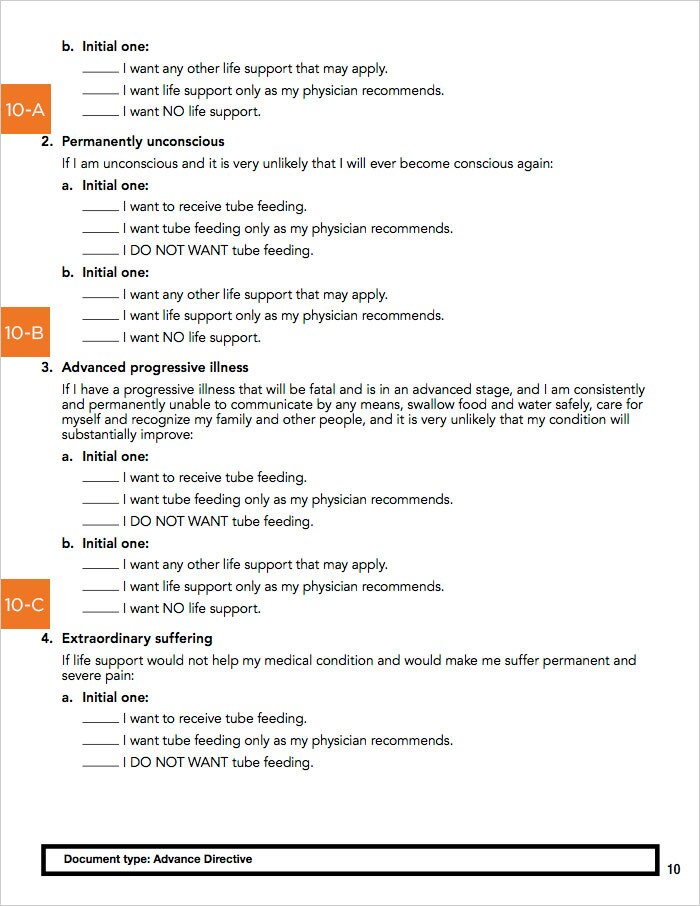 page by page guide to Oregon AHCD -page10