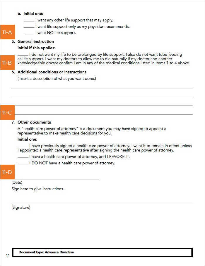 page by page guide to Oregon AHCD -page11