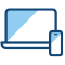 Mobile device or computer icon