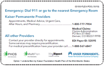 Kaiser permanente eligibility verification phone number provider portal caresource marketplace