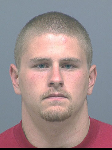 Mug shot of Travis Taylor at 21 years of age