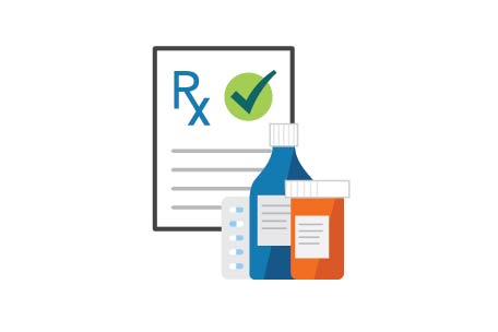 Order form with prescription bottles