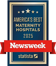 Newsweek America's Best Maternity Hospitals for 2025 badge