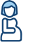 Pregnant person icon