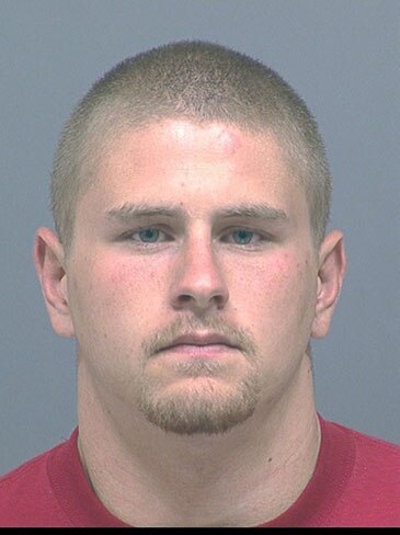 Mug shot of Travis Taylor at 21 years of age